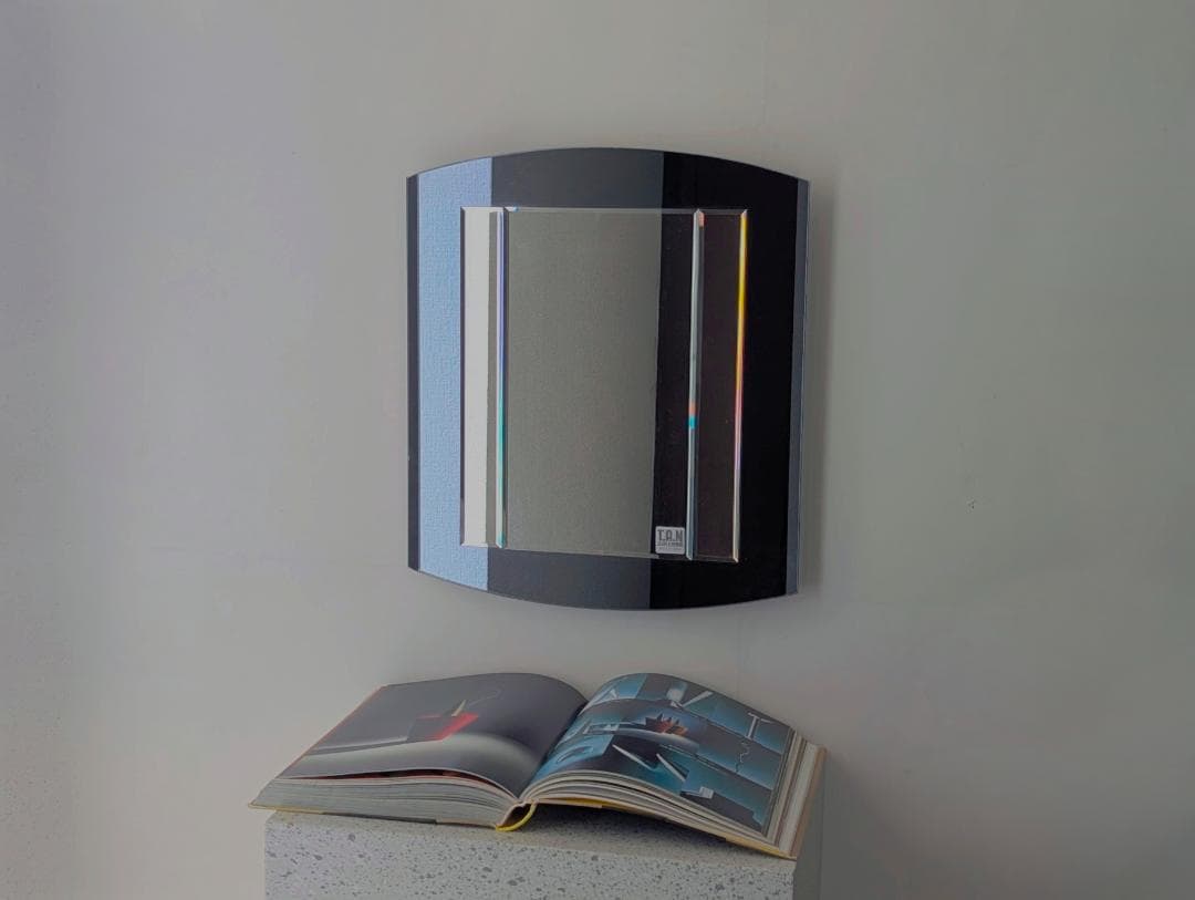 ビンテージ 90s ウォールミラー シック ジャパニーズ ポストモダン TAN