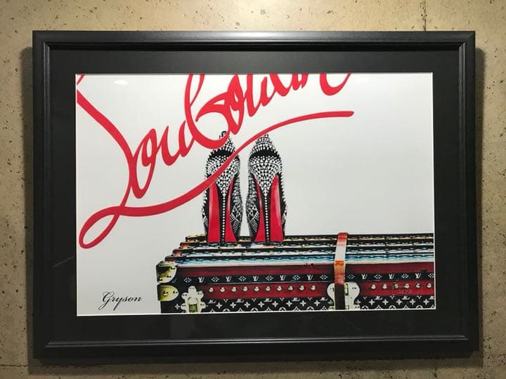 grysonアート2.5Lルブタンヴィトンオマージュパロディ