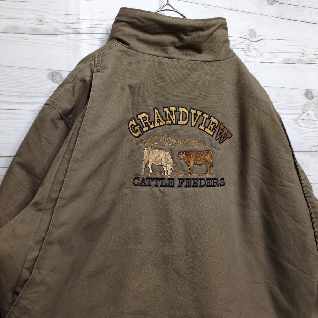 カーハート クイックダックジャケット 企業ロゴ 刺繍