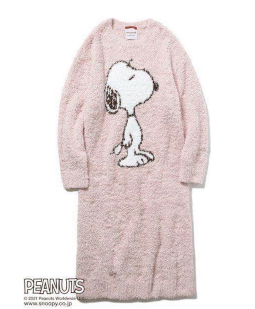 新品 ジェラートピケ 【SNOOPY】ジェラートジャガードドレス スヌーピー