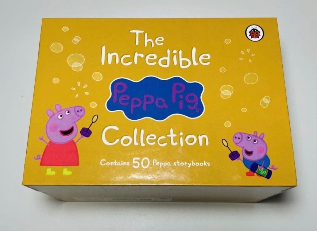 PeppaPig 黄箱　青箱　2点お得セット　ペッパピッグ　音源おまけ付 洋書