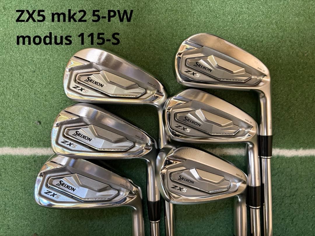 【shoooo】SRIXON zx5 mk2アイアン　5-pw