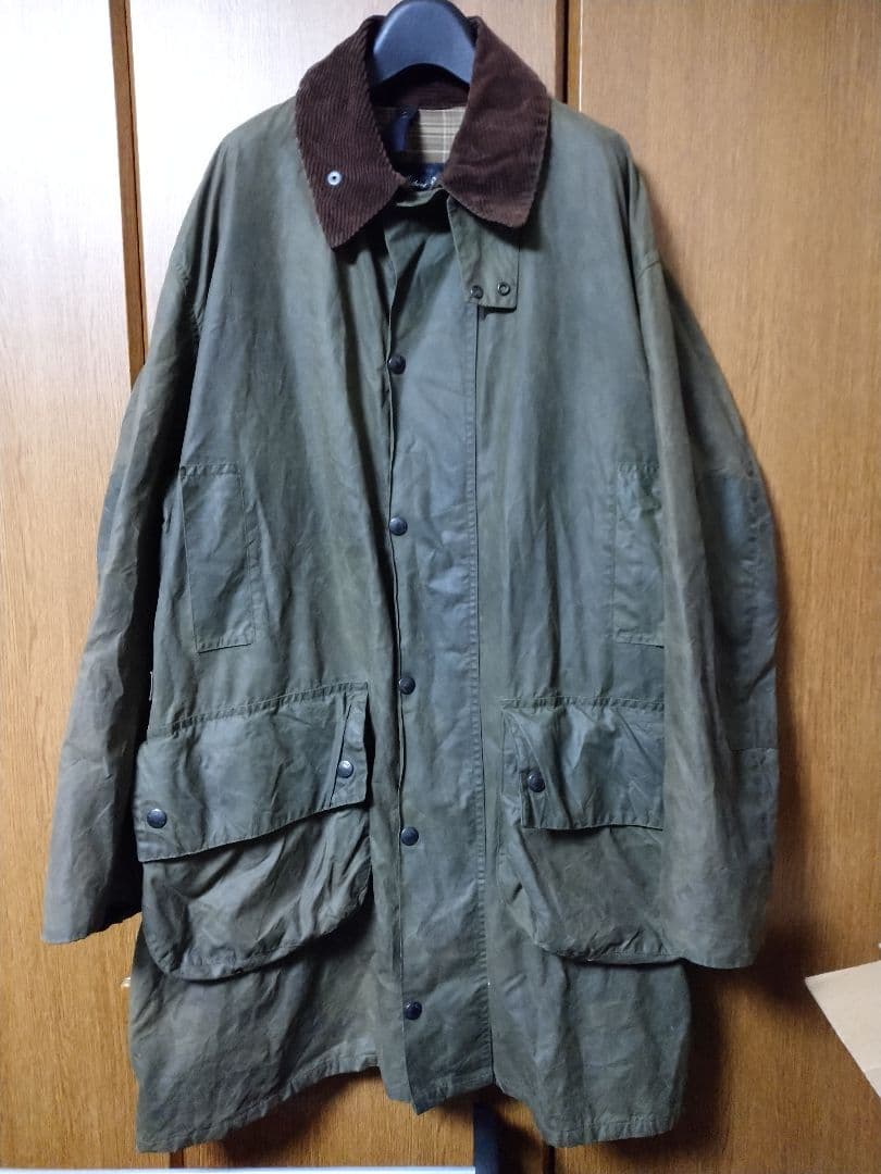 80s 英国製 ビンテージ britton オイルドジャケット L