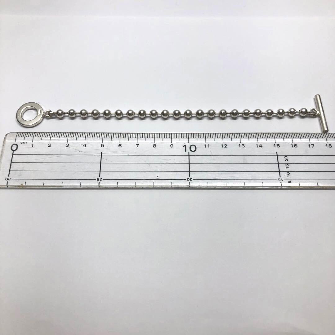 【美品】GUCCI グッチボールチェーン ブレスレット シルバー925 17cm