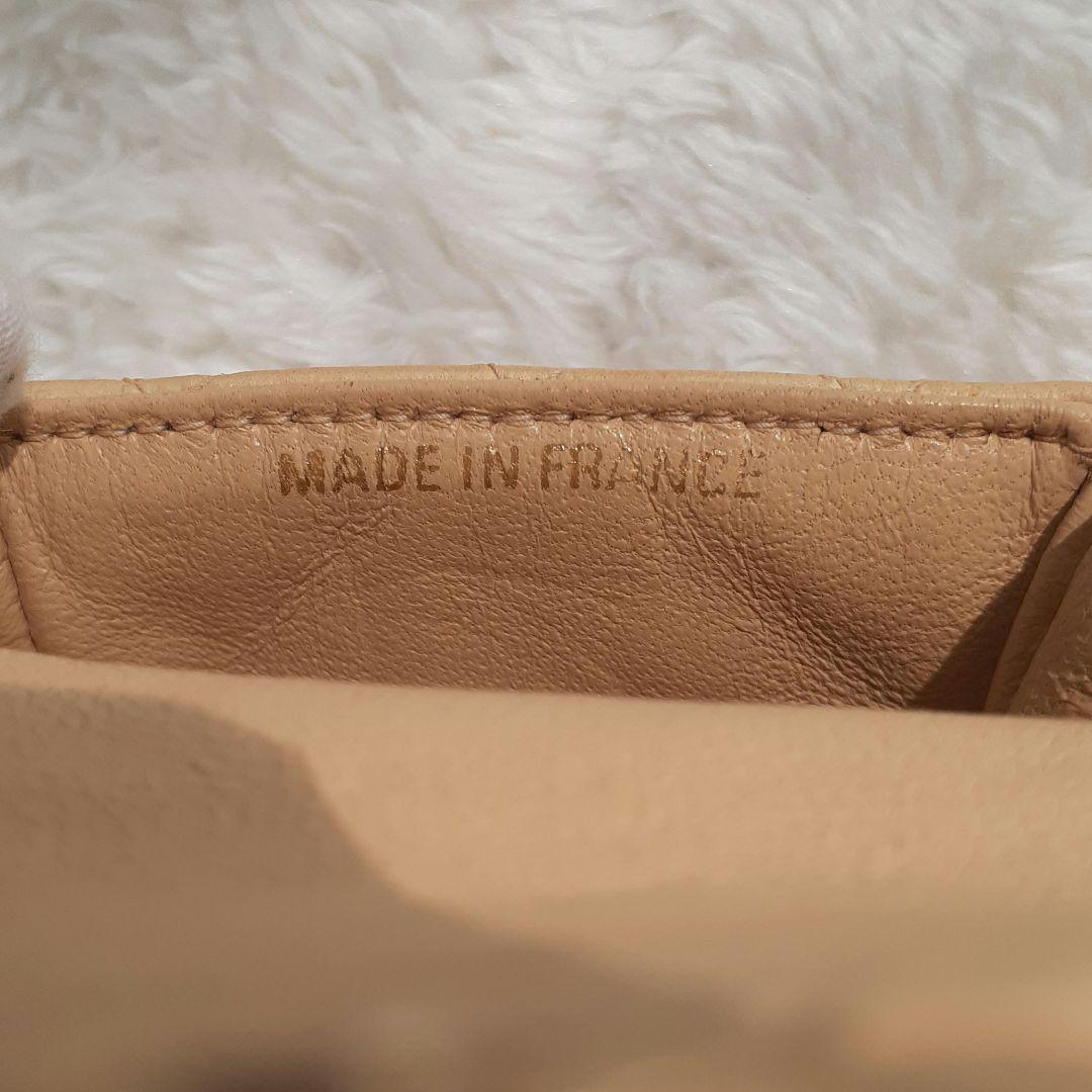⭐CHANEL⭐　美品　シャネル　ミニミニマトラッセ　キーリング　ベージュ
