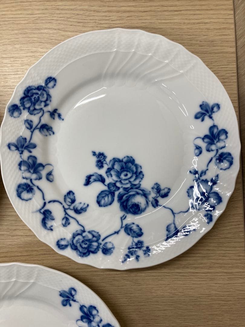 ジノリ　ベッキオブルーローズ　ディナープレート　5枚セット！