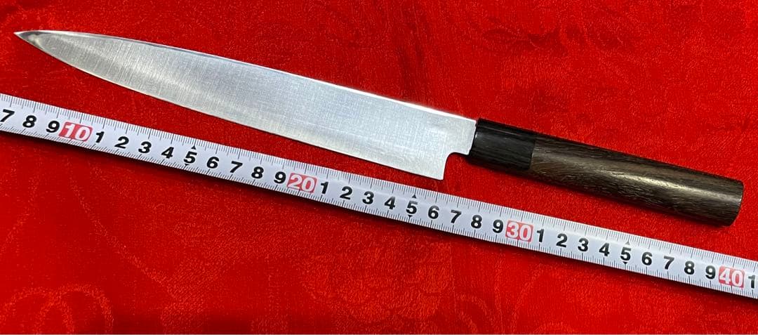 刺身包丁　柳刃包丁　ステンレス　ニ層鋼　新品　全長　約34.1センチ