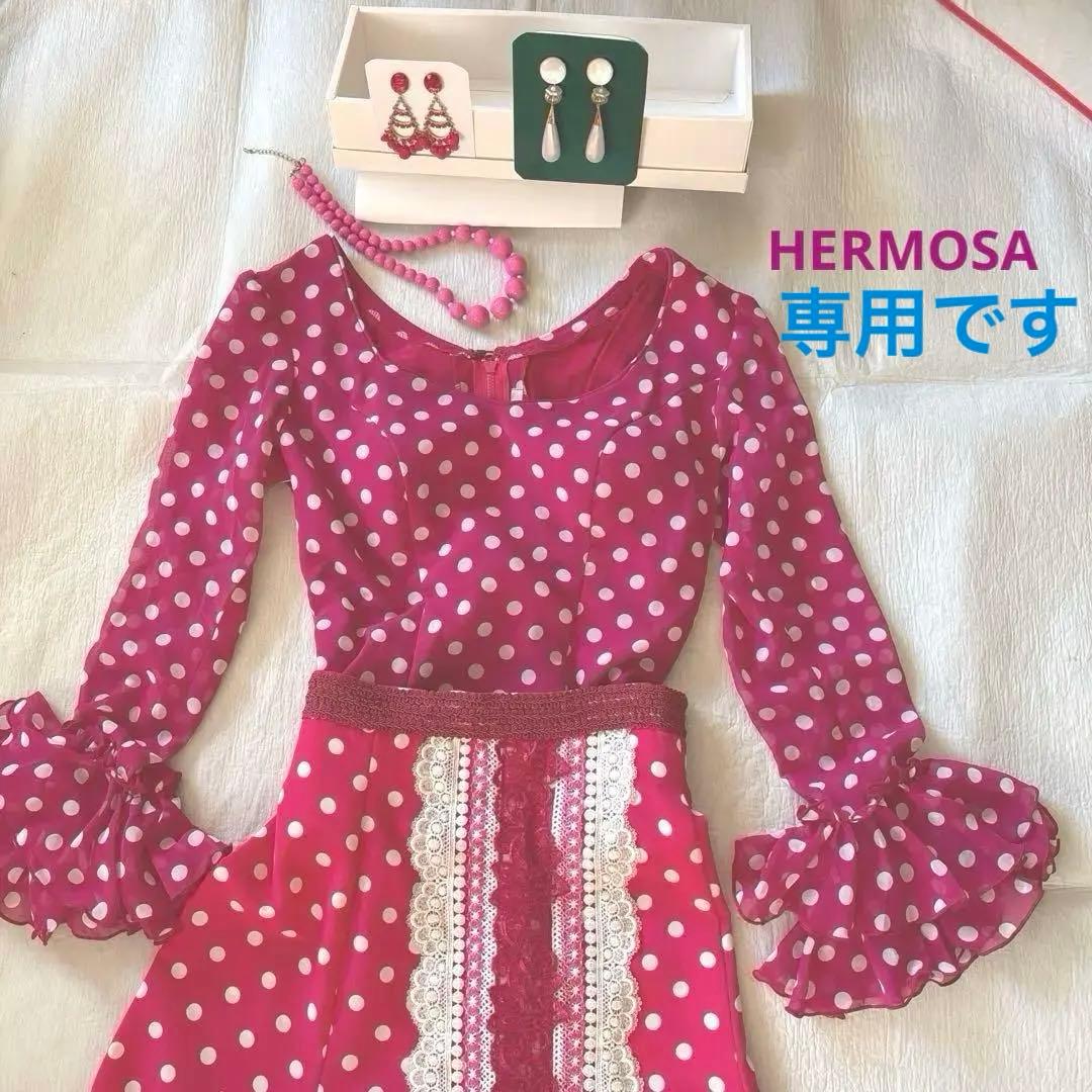 ★ rinです　フラメンコ　ブラウス・ピアス2点・ネックレス