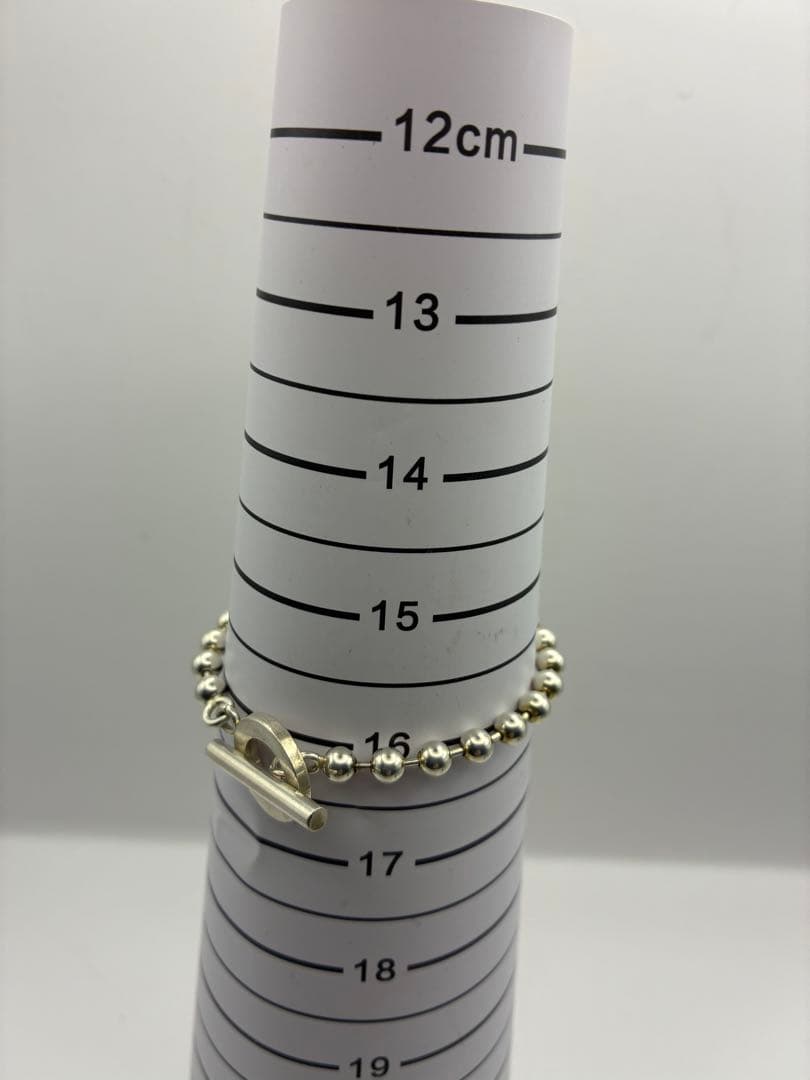 さ*わ様 GUCCI グッチ ボールチェーン ブレスレット 925 シルバー 刻