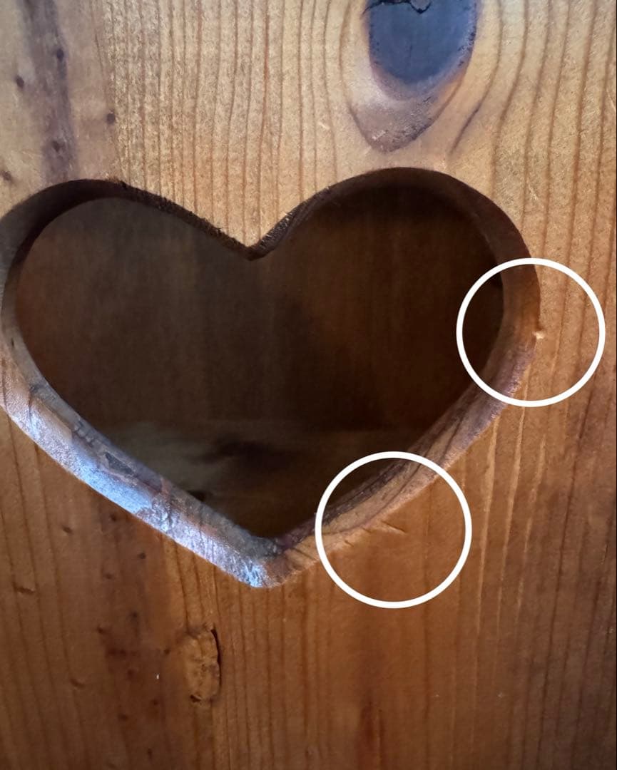 Enfant アンファン ローボード ハート扉 カントリー家具 木製