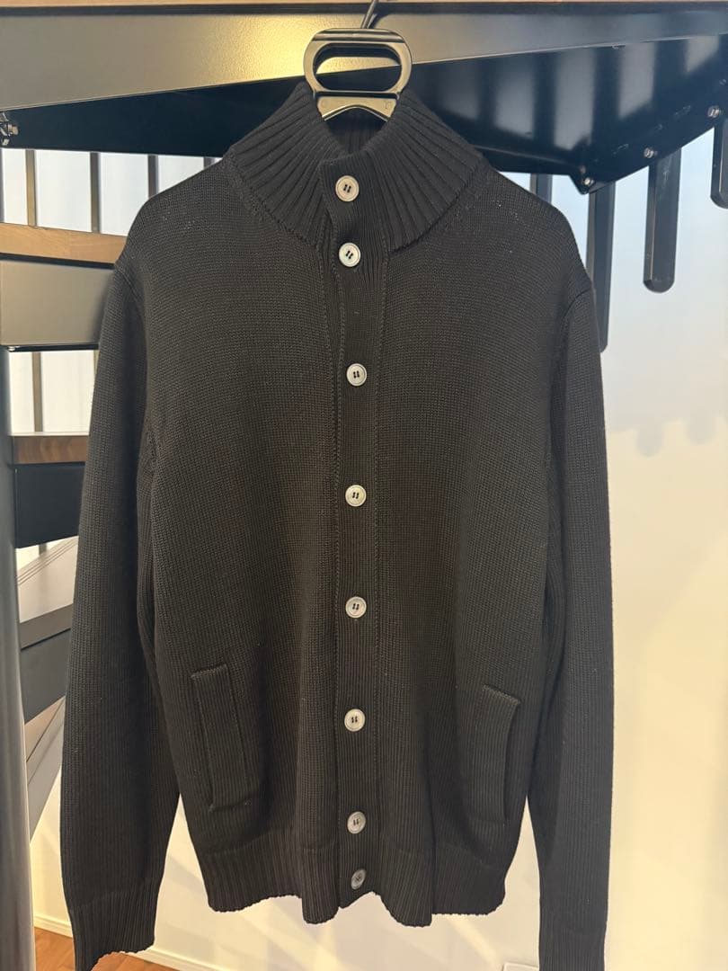 ZANONE カーディガン 52(XL) ブラック