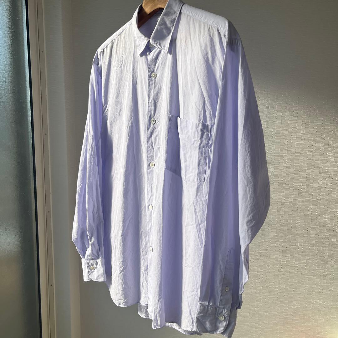 comoli コモリ 23ss コモリシャツ sax size1