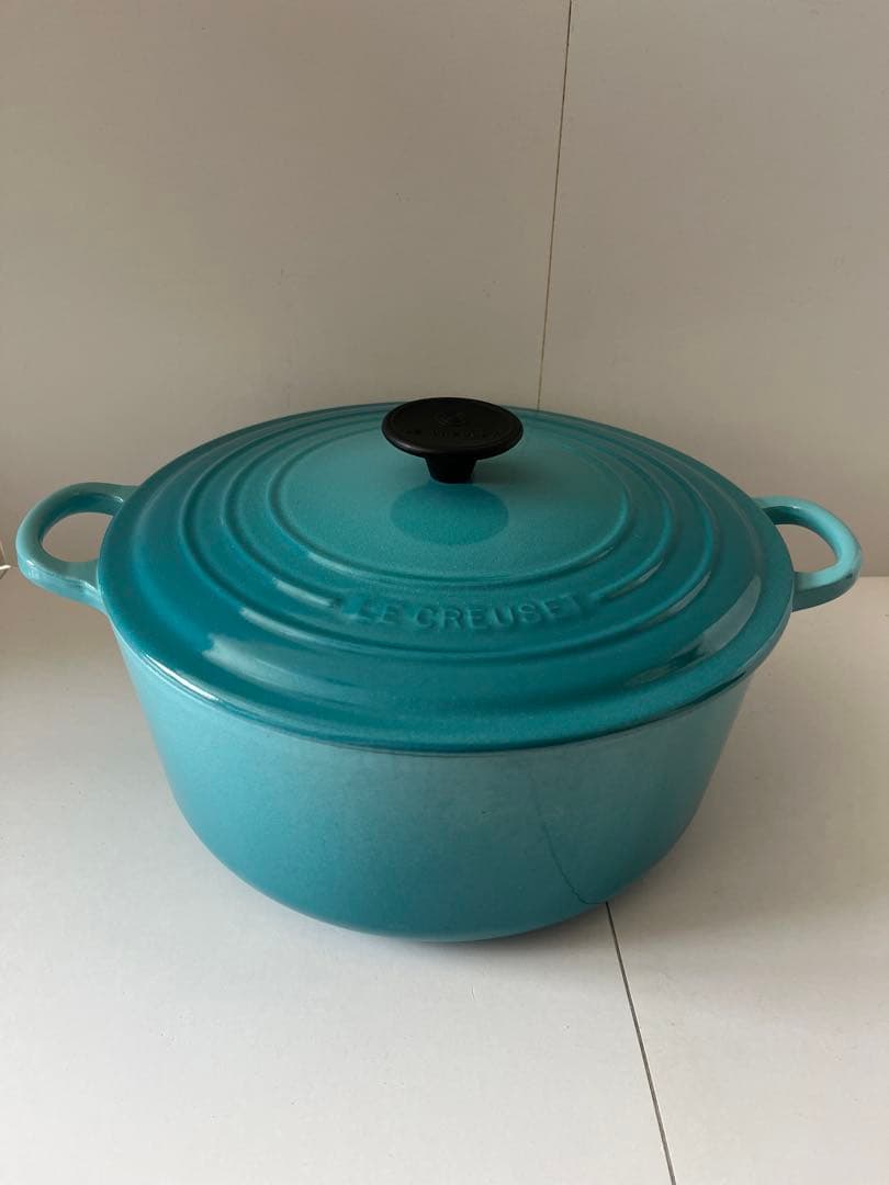 豆子さま専用　ルクルーゼ　ココットロンド　26cm カリビアンブルー