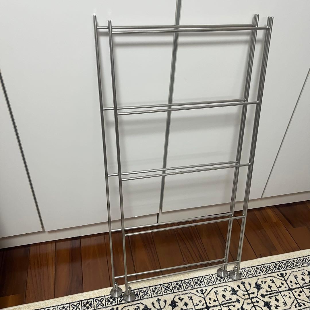 【無印良品】ステンレスユニットシェルフ オーク材 ワイド小 ３段