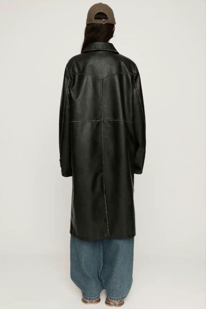 美品✨️ SLY レザーコート ヴィンテージ感 ロングコート 黒