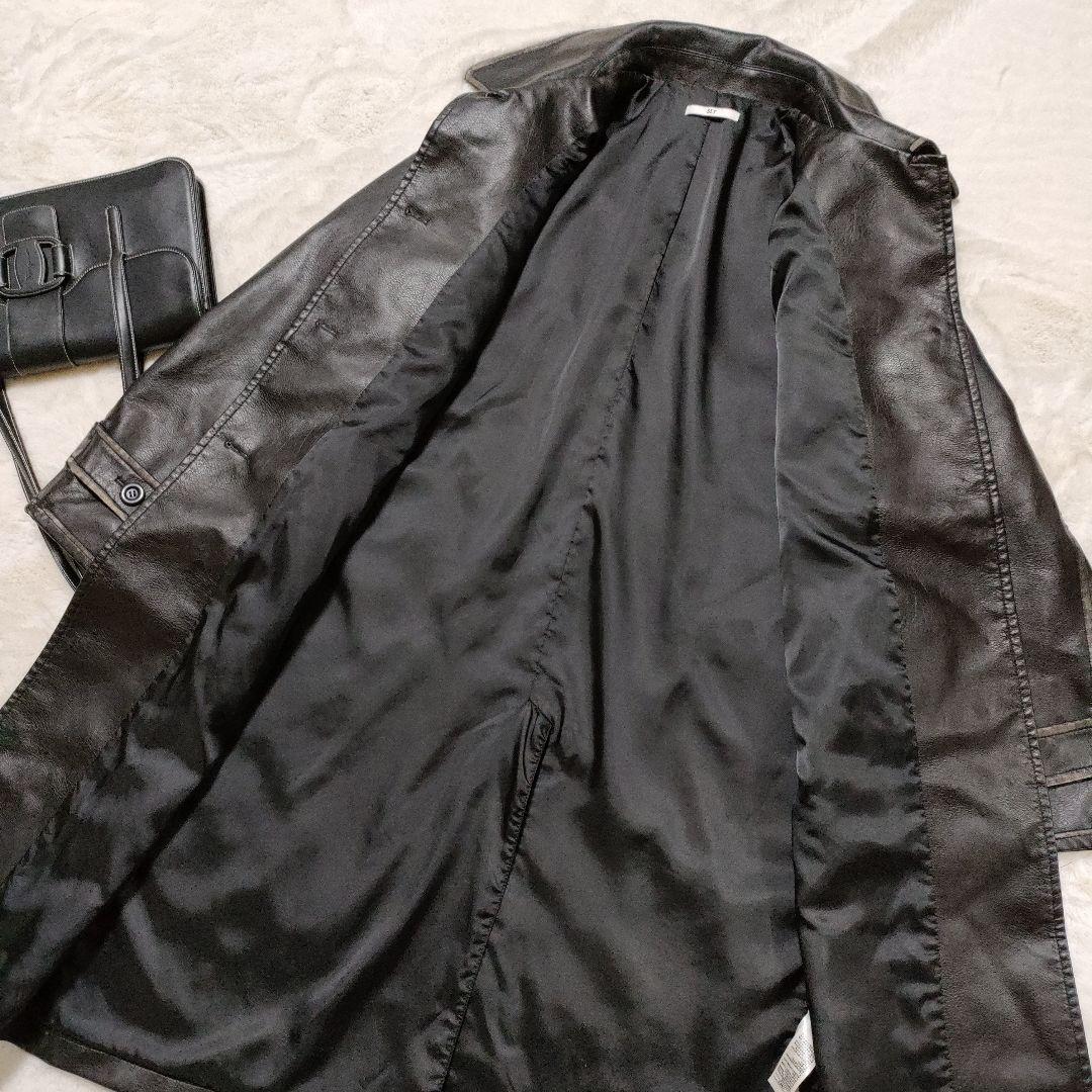 美品✨️ SLY レザーコート ヴィンテージ感 ロングコート 黒