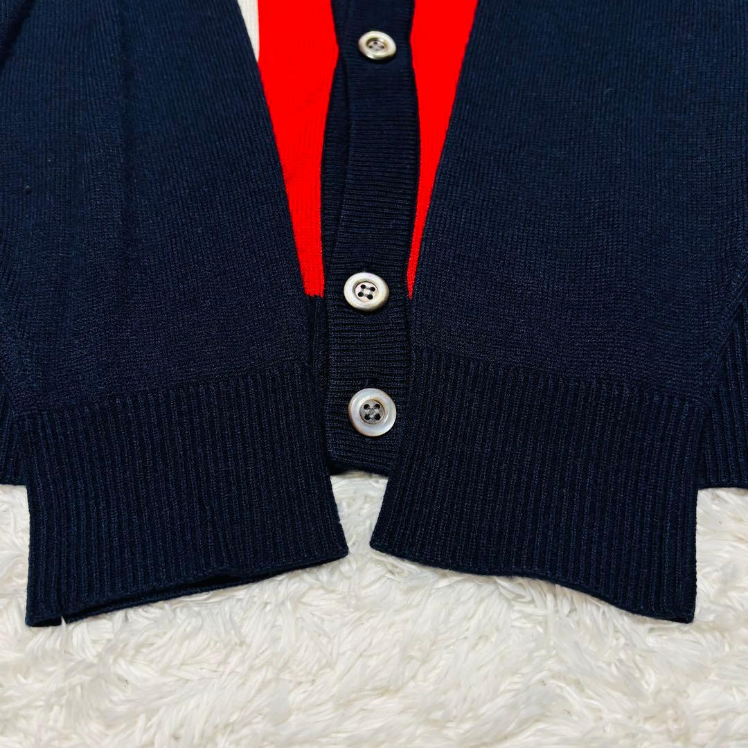 美品 BEAMS 別注 フレッドペリー ユニオンジャック カーディガン ロゴ刺繍