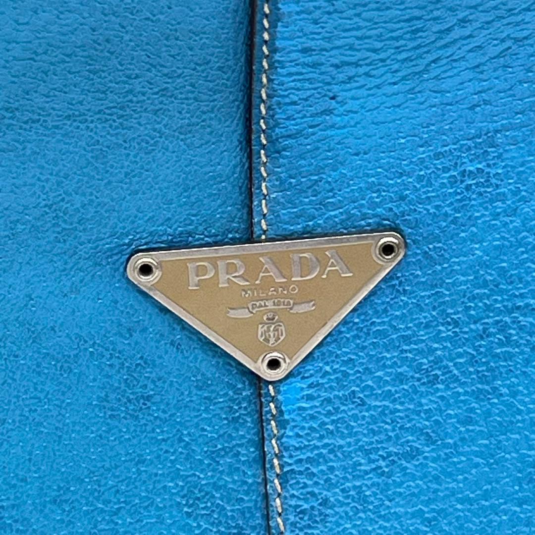 プラダ ボストンバッグ ショルダーバッグ 2way 三角ロゴ チャーム付 大容量