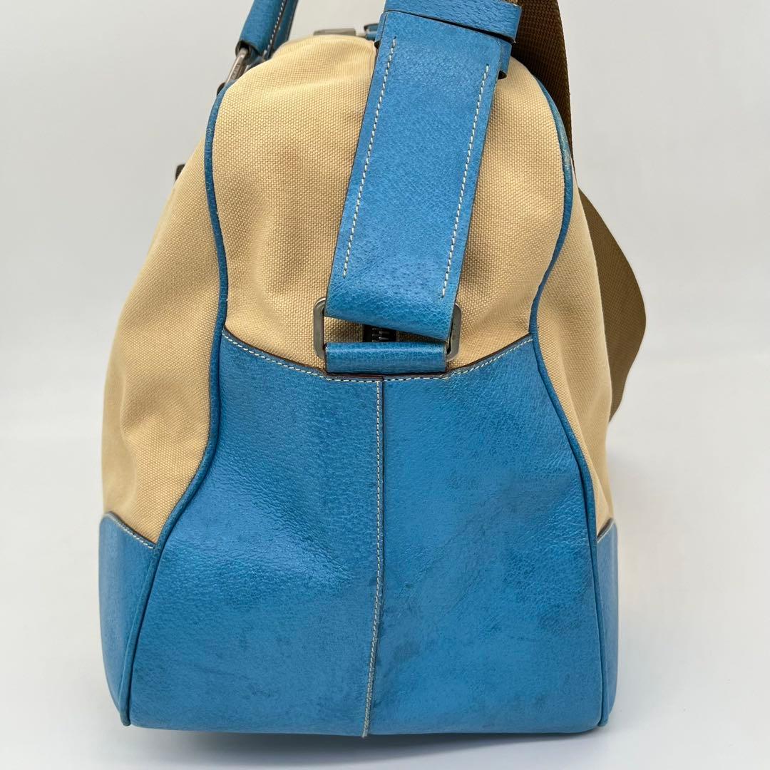 プラダ ボストンバッグ ショルダーバッグ 2way 三角ロゴ チャーム付 大容量