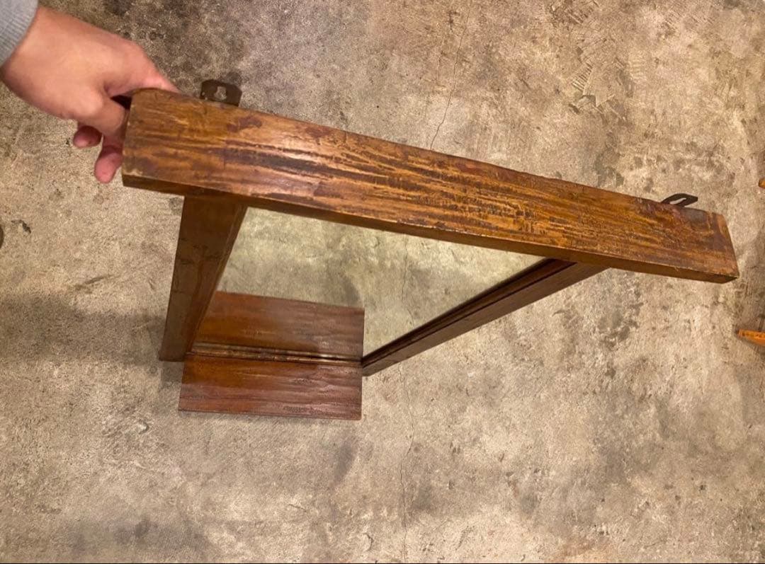 壁掛けミラー アンティーク 希少