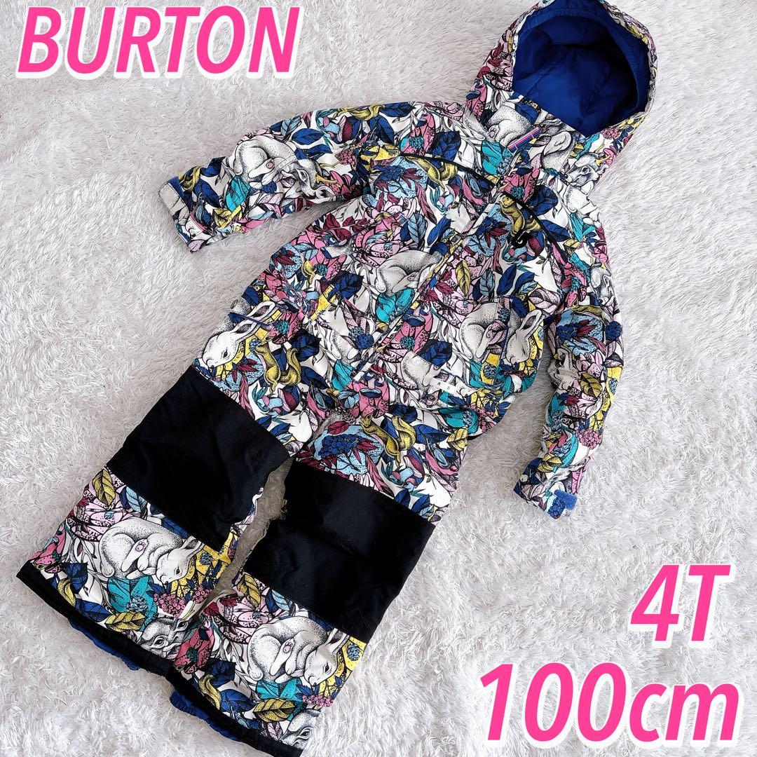 クリーニング済　美品　BURTON スノーボードウェア 4T 100cm前後