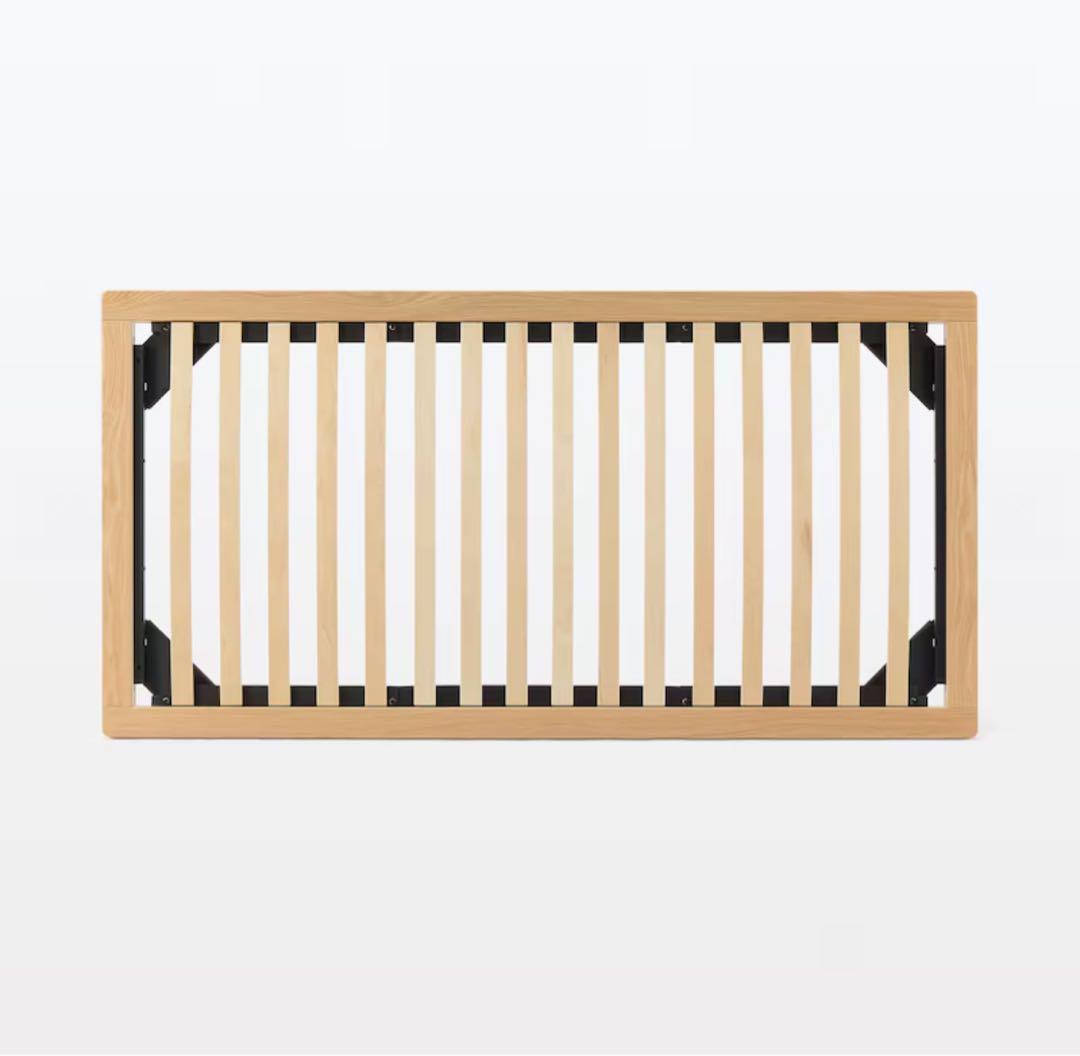 無印良品 スモール ベッドフレーム 1台　オーク脚付き