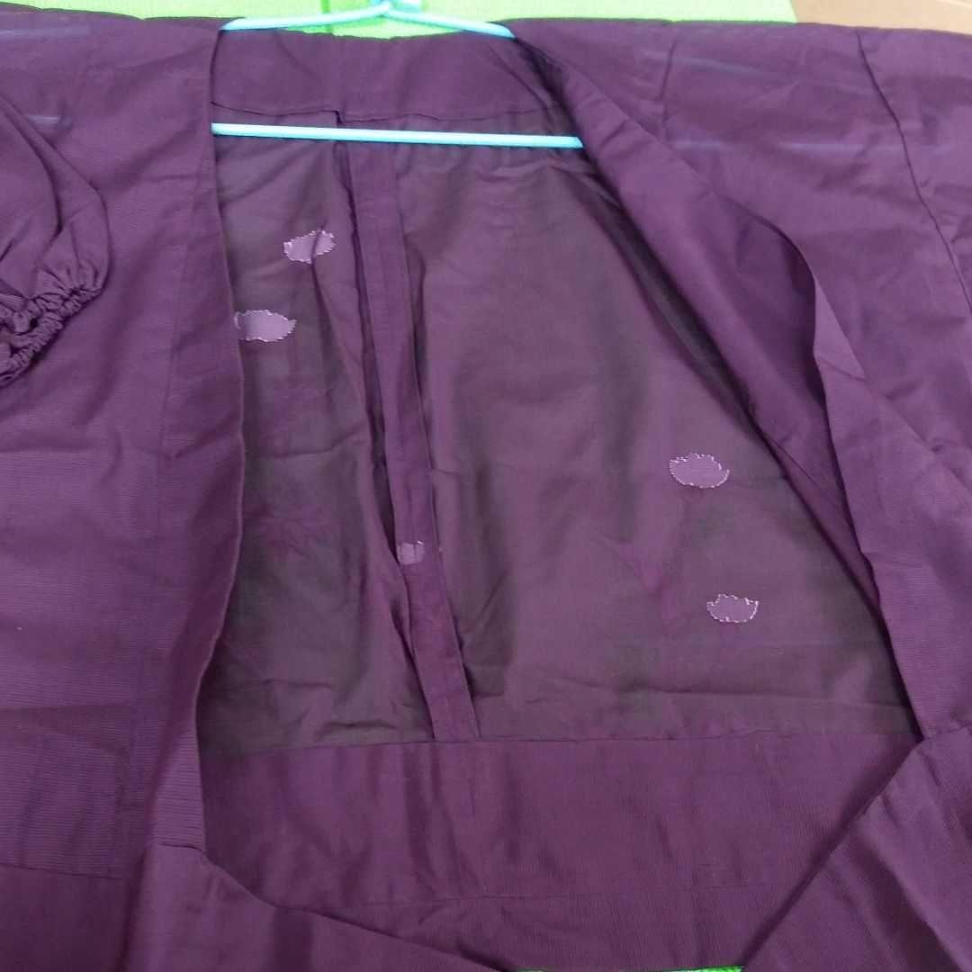 着物　うわっぱり　塵よけ　前掛け　エプロン水屋用　夏　絽　リメイク