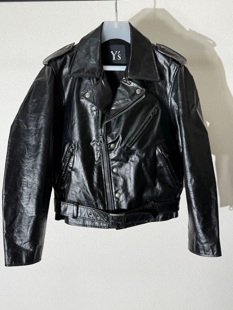 Y's ワイズ ホースレザー ダブルライダース