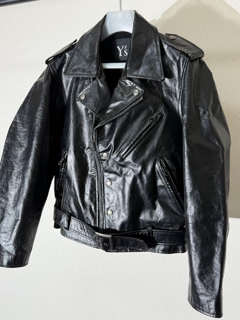 Y's ワイズ ホースレザー ダブルライダース