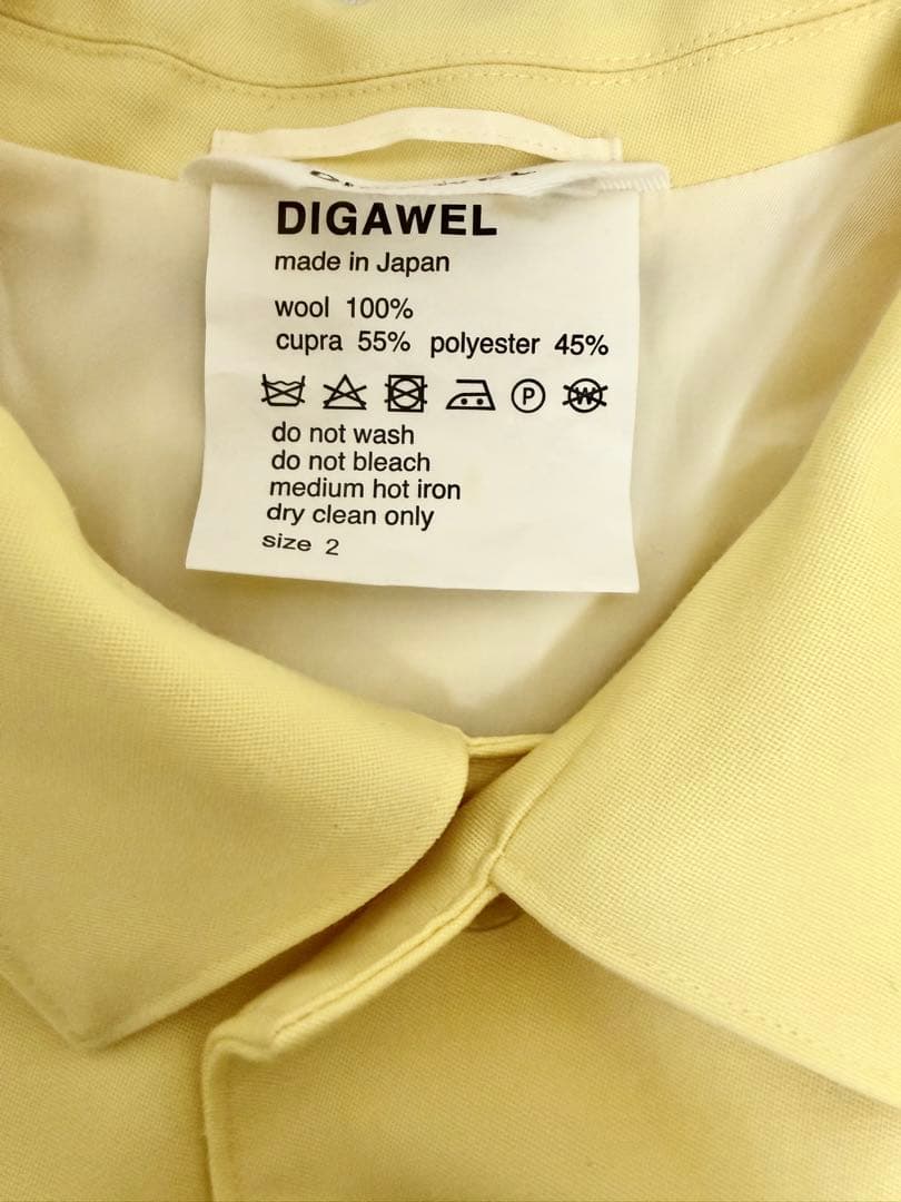 DIGAWEL ステンカラーコート