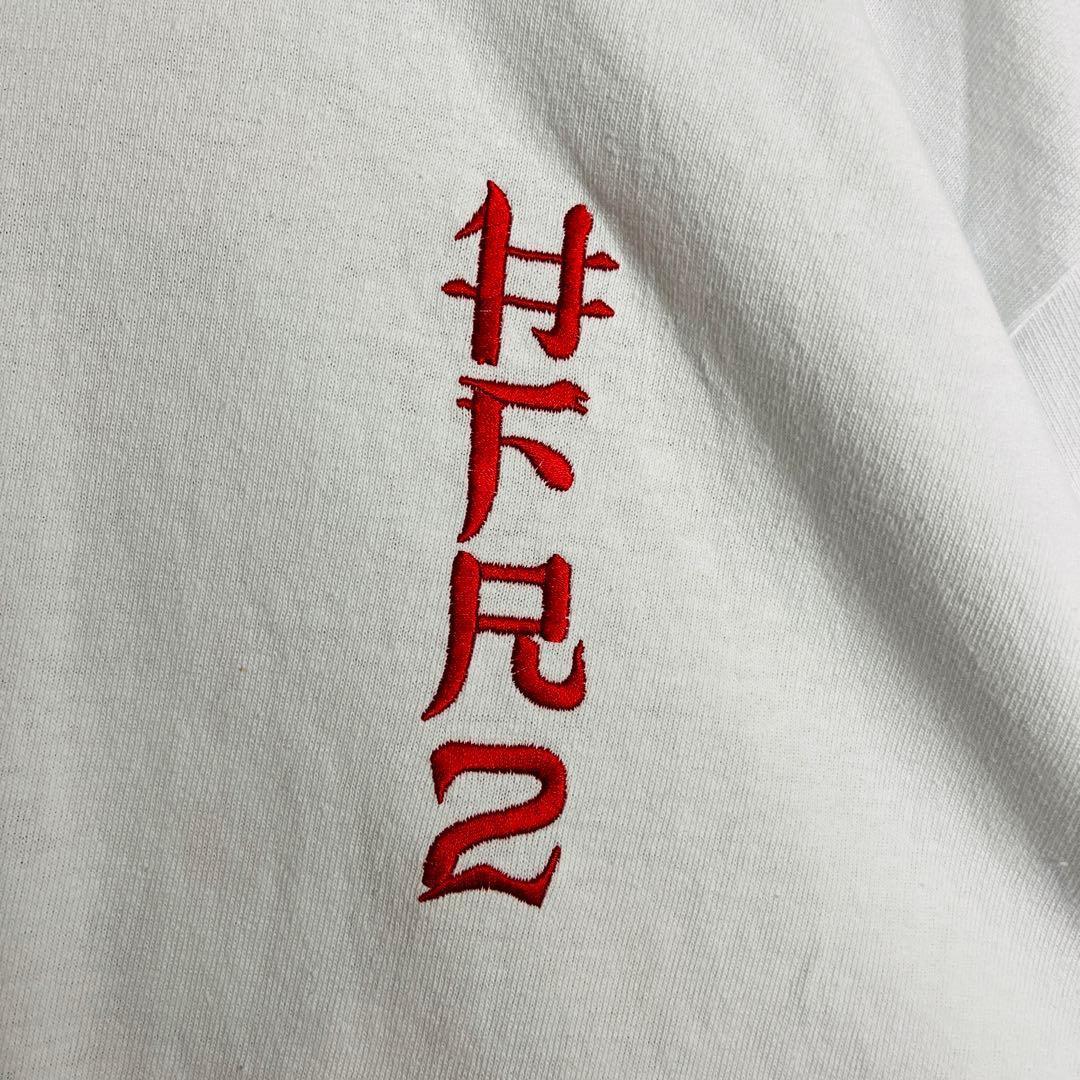 【希少てデザイン】エフアールツー☆両面刺繍ロゴTシャツ 肉厚生地 即完売モデル