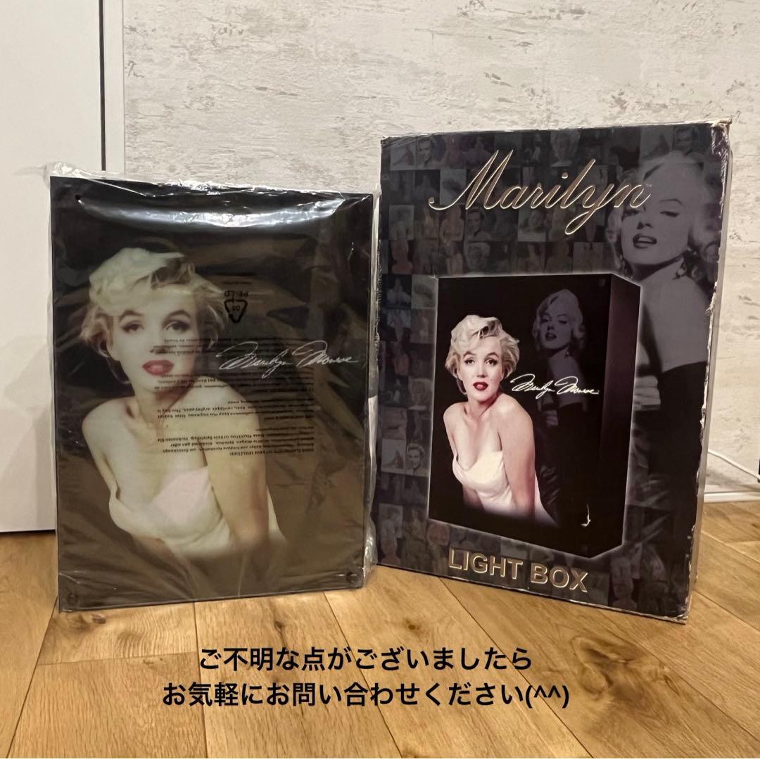 超激レア 未使用品 マリリンモンロー ライトボックス インテリア照明