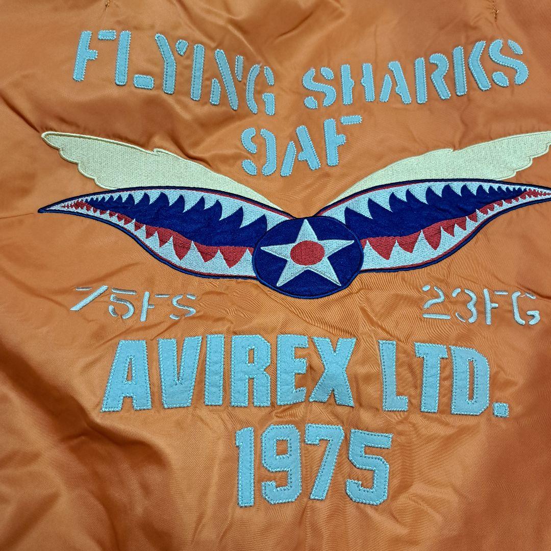 ひー♡AVIREX F-86A オレンジ フライトジャケット