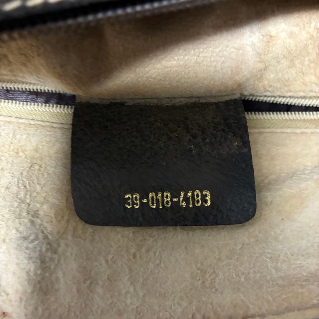 美品✨GUCCI オールドグッチミニボストン シマ シェリーライン