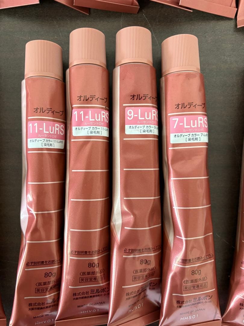 新品　ミルボン　オルディーブ　ヘアカラー剤　まとめて38本/C-2