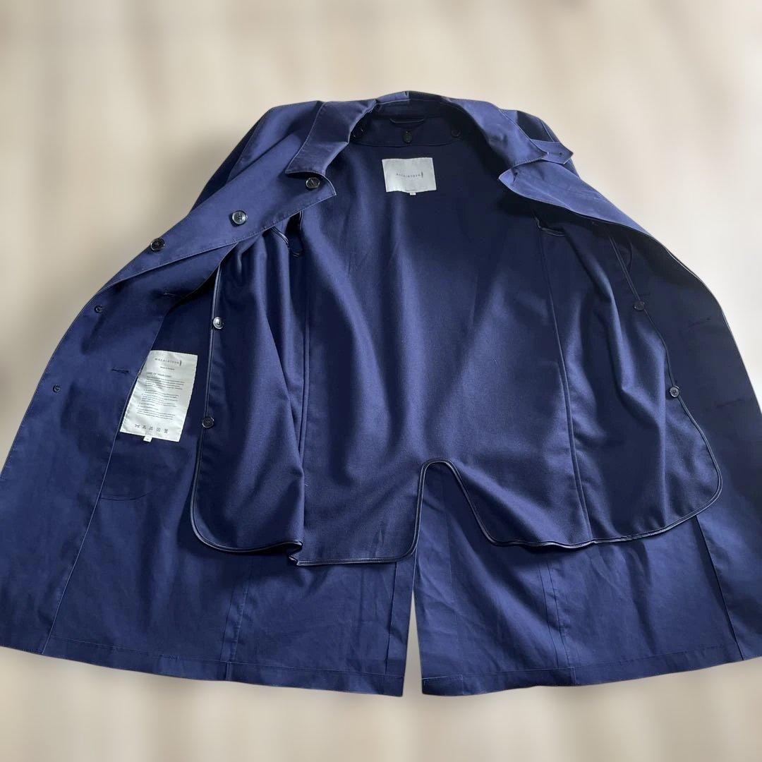 マッキントッシュ　ゴム引きコート　ダンカン　ネイビー　サイズ34