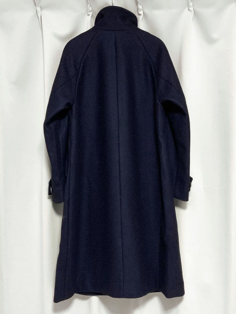 極美品 ＜SPINTOシリーズ＞ メルトン スタンドカラー コート