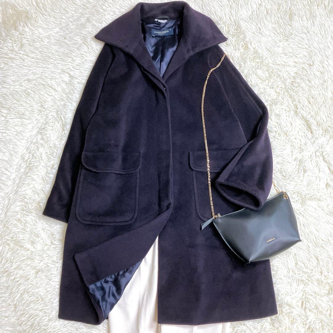 Max Mara マリナリナルディ　カシミヤ混ウールコート　イタリア製　13号