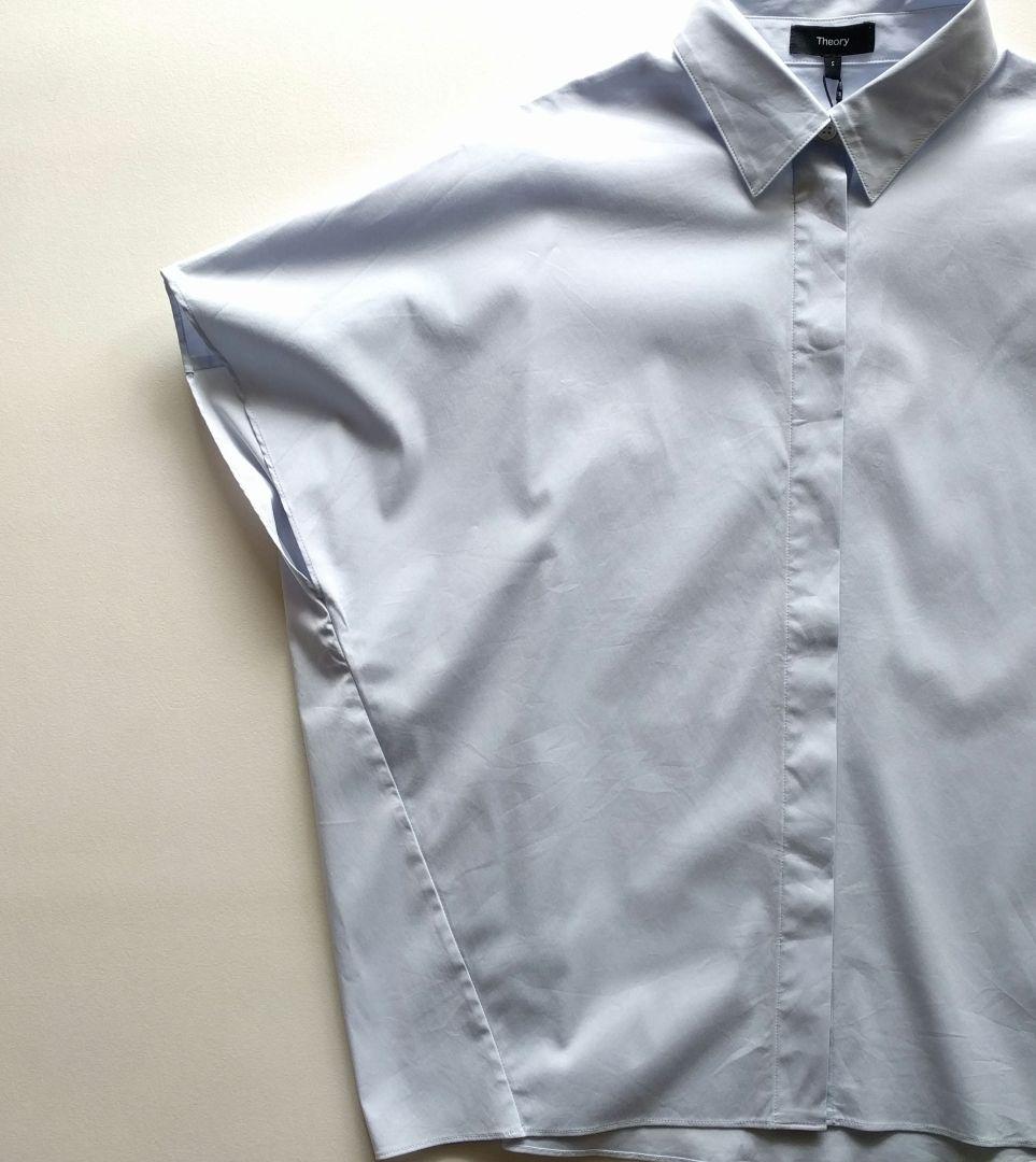 theory フレンチスリーブ　シャツ ブラウス