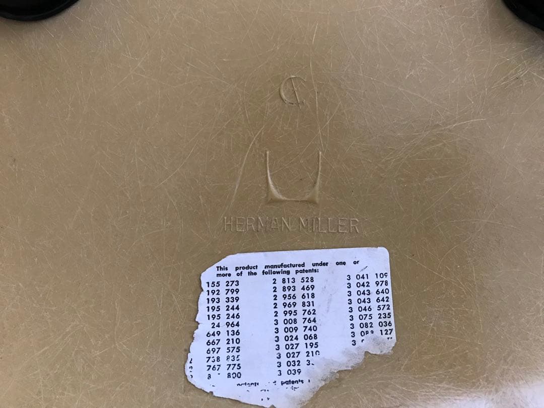 HERMAN MILLER アームシェルチェア EAMES ヴィンテージ