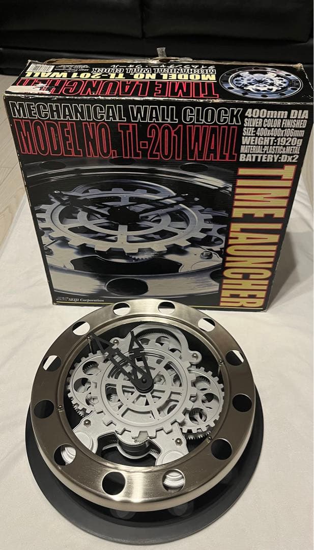 インテリア時計 TIME LAUNCHER TL-201 WALL