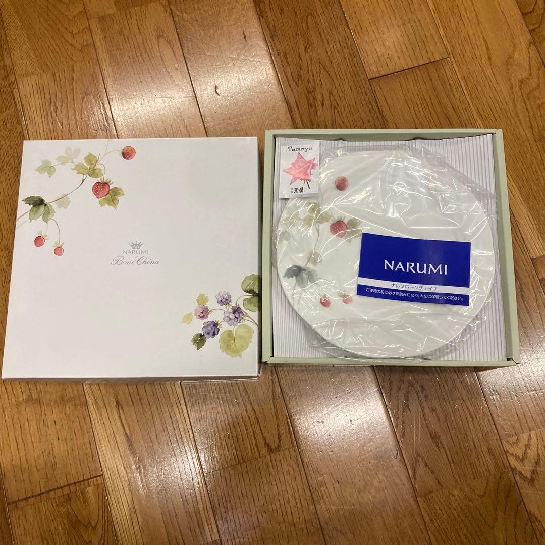 NARUMI 果物の花柄 皿 直径25cm 新品