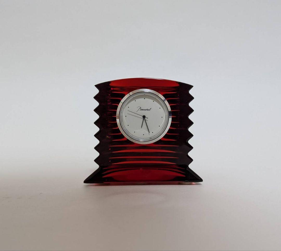バカラクリスタルバカラクリスタル／置時計／動作未確認／置時計／動作未確認