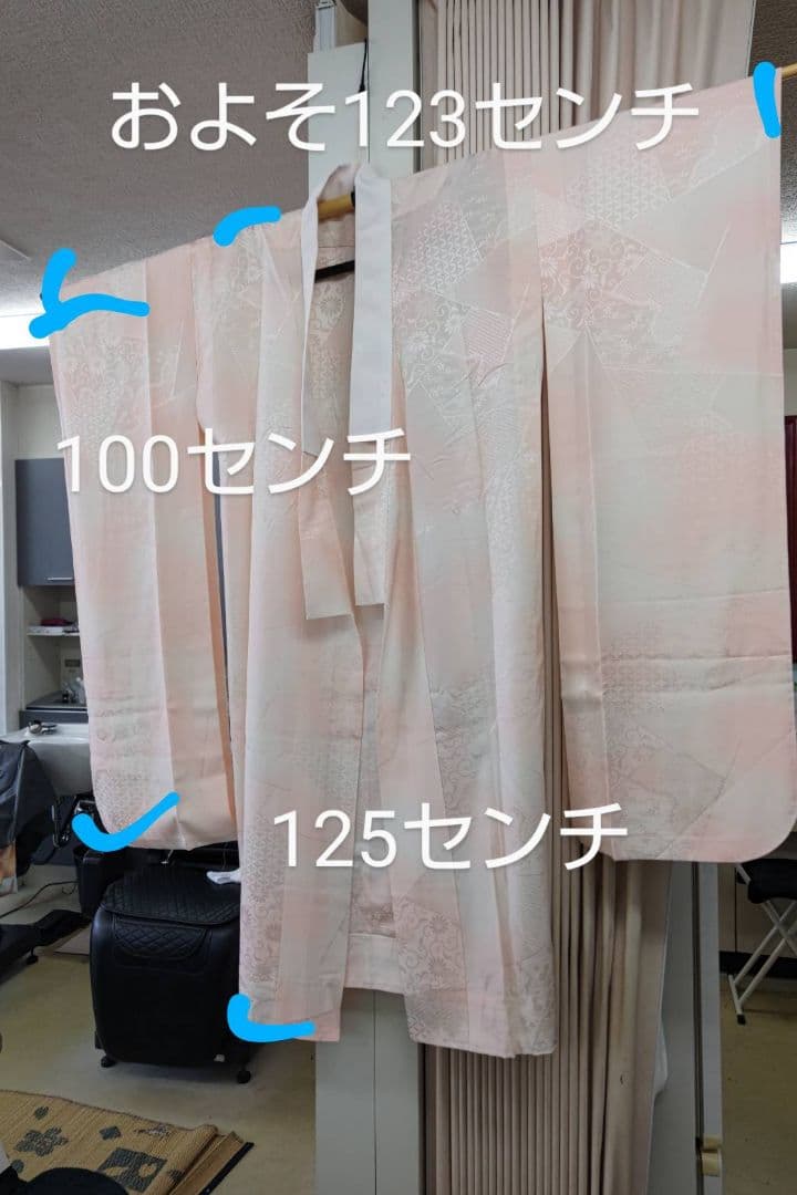 スワロ銀通し紋意匠　振袖セット