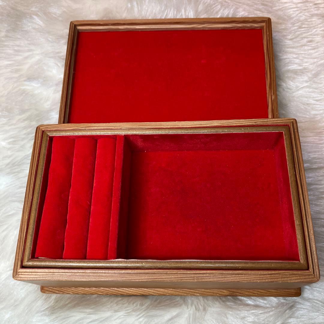 屋久杉小物入れ　ジュエリーボックス　アクセサリーボックス　屋久杉宝石箱