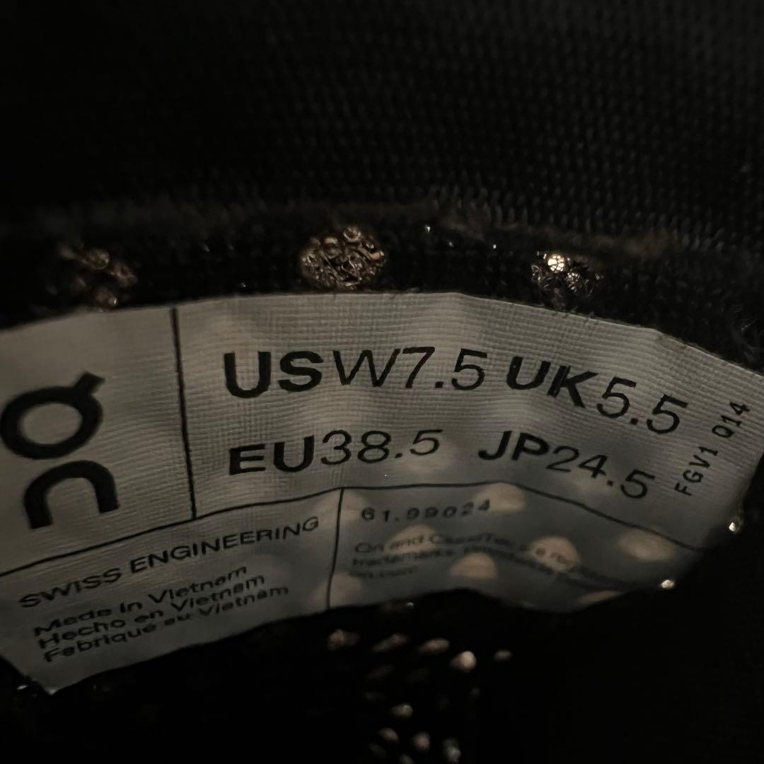 On Cloudmonster ブラック ランニングシューズ24.5cm