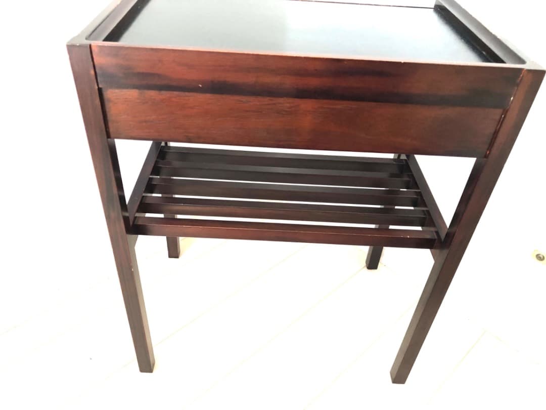 【ヴィンテージ カリモク】引出し付き サイドテーブル コンソール 花台