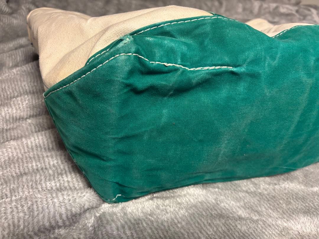 80s L.L.BEAN エルエルビーン ボートアンドトート USA製 緑 単色