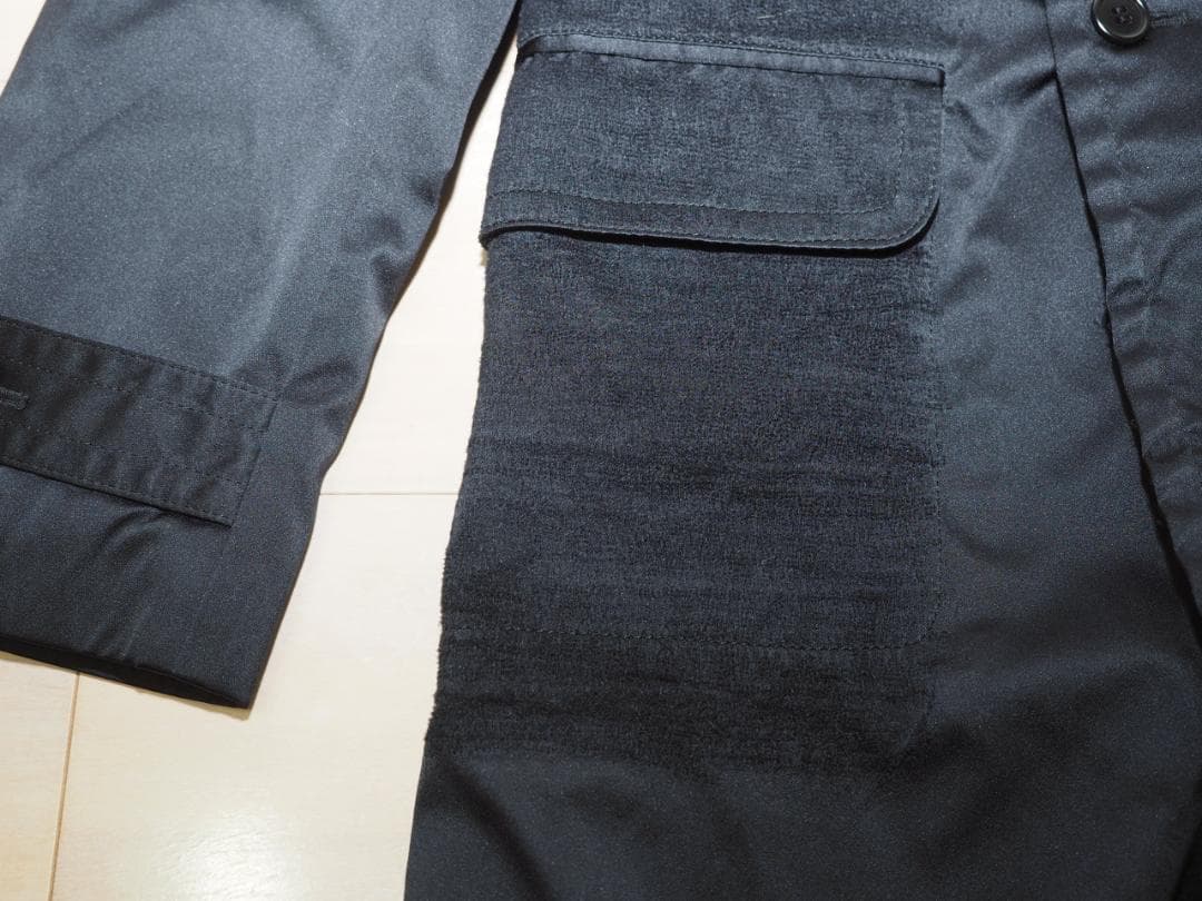 定価32万円 HAUTE 10AWファーライナーシルク混トレンチコート48