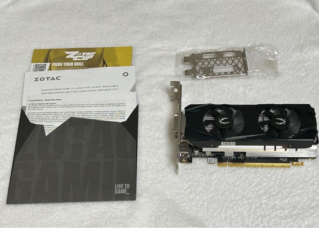 グラフィックボード・グラボ・ビデオカード ZOTAC GAMING GeForce GTX 1650 LP 4GB